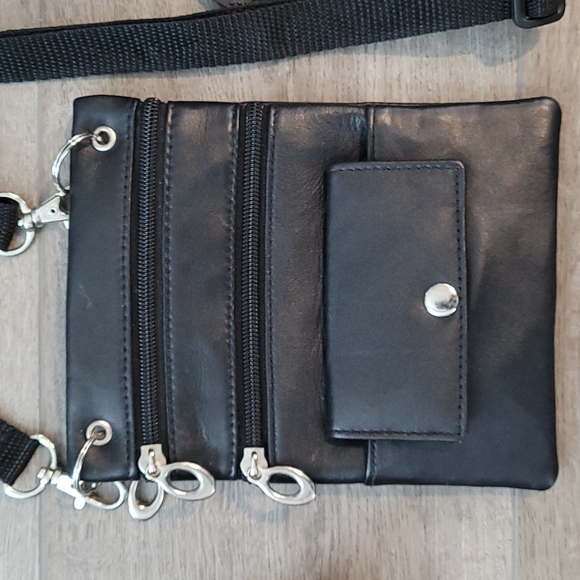 Leather Fannie pack & Small side satchel, NWOT. - Picture 2 of 3